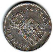 Német államok/ Bajorország 1846. 6Kr Ag (Billon) T:1!