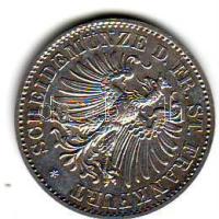 Német államok/ Frankfurt város 1866. 6Kr Ag (Billon) T:1!