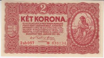 1920. 2K "2ab" (3x) egymás utáni sorszámmal T:I