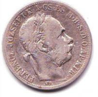 1892. 1Ft Ag "Fiumei címer" T:3