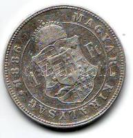 1886. 1Ft Ag T:3+ pici ph.