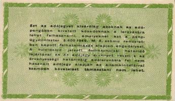 1946. 10.000AP - 1.000.000AP 11db adópengő változatokkal T:vegyes