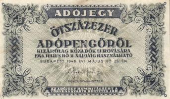 1946. 10.000AP - 1.000.000AP 11db adópengő változatokkal T:vegyes