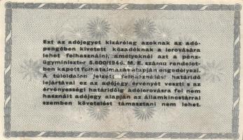 1946. 10.000AP - 1.000.000AP 11db adópengő változatokkal T:vegyes