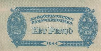 1944. 2P + 1946. 100.000P eltolódott nyomatok T:II,III