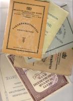 1936-1946. 6 klf takarékbetétkönyv jó állapotban
