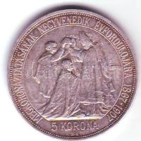 1907. 5Kr "Jubileum" Ag T:2-