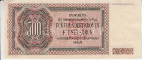 Német 3. Birodalom / Cseh-Morva Protektorátus 1942. 500K T:I
German Third Reich / Protectorate of Bo...