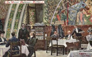 Vienna, Rathaus, cellar s: F. Witt (fa)