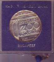 1977. 200Ft "Magy. Nemz. Múzeum" Ag T:BU eredeti MNB plombált tokban