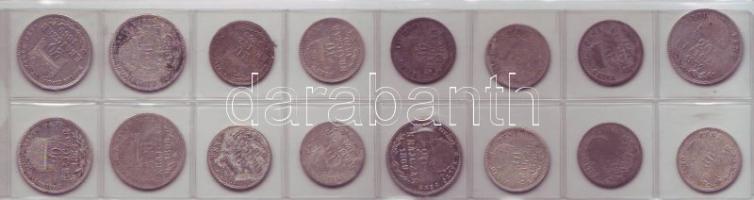 10Kr Ag 1869KB, 1870KB (4x), 1872KB, 1873KB, 1870GyF, 1871GyF (2x), 20Kr Ag 1868KB (2x), 1869KB, 1872KB T:3,3/4,4 ly.