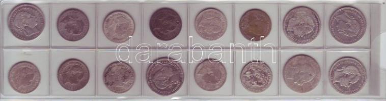 10Kr Ag 1869KB, 1870KB (4x), 1872KB, 1873KB, 1870GyF, 1871GyF (2x), 20Kr Ag 1868KB (2x), 1869KB, 187...