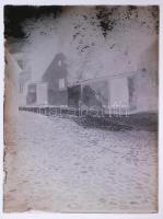 cca 1900 Budapest Tabán 3 db üvegnegatív 12x9 cm