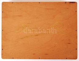 Stollwerck fa doboz, 18×14 cm