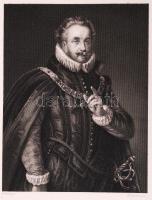 Wilhelm von Oranien, acélmetszet, megjelent a Goethe galéria című könyvben, Lipcse 1864, 15×11 cm