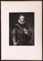 Wilhelm von Oranien, acélmetszet, megjelent a Goethe galéria című könyvben, Lipcse 1864, 15×11 cm