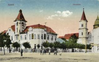 Siófok, városháza, takarékpénztár; Divald & Monostory