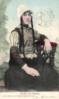 Dutch woman from Marken, folklore