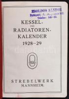 1929 Strebelwerk képes radiátor katalógus és naptár / catalogue and calendar