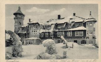 Klínovec, Keilberg; hotel in winter