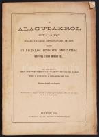 Könyves Tóth Mihály: Az alagutakról általában... három darab rajzlappal. Bp., 1875. Athenaeum. 54p