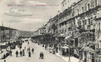 Split, Spalato; Dioklecijanova Palaca / Diocletian palace, Divald Károly