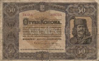 1920. 50K "Orell Füssli Zürich + 1923. 100K nyomdahely nélkül T:IV,I