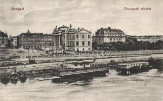 Szeged, Tisza part, hajó