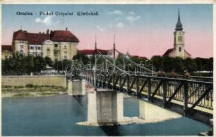 Nagyvárad, Oradea; Körös-híd / brige, 'vissza' So. Stpl