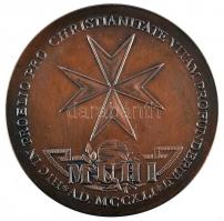 Bozó Gyula (1913-2004) 1991. Muhi csata 750. évfordulójára Br emlékérem (42.5mm) T:2