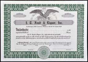 Amerikai Egyesült Államok ~1950-1970. 7db különféle részvény, közte pecsételtek és lyukasztottak is ...