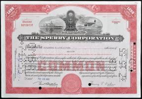 Amerikai Egyesült Államok ~1950-1970. 7db különféle részvény, közte pecsételtek és lyukasztottak is ...