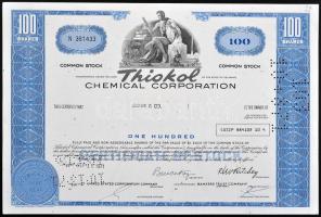 Amerikai Egyesült Államok ~1950-1970. 7db különféle részvény, közte pecsételtek és lyukasztottak is ...