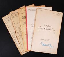 1895 A Székely Vasutak és M. kir. Államvasutak által épített Csíkszereda- Gyimes-szorosi vonal terve...