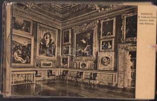 19 db régi, firenzei festmény reprodukció madzaggal összekötve / 19 linked painting reproductions from Florence