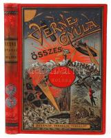 Verne Gyula: Utazás a Holdba. Kilenczvenhét óra és husz percz alatt. Ford. Gaal Mózes. Harmadik, egyedül jogositott képes kiadás. (Verne Gyula Összes Munkái) Bp., 1895, Franklin-Társulat. Kiadói, festett, aranyozott, piros, egészvászon sorozatkötésben, a 93. oldalon szakadás, a gerincen halvány kopások, egyébként szép állapotú