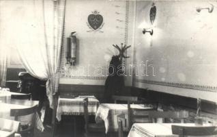 1959 Budapest étterem belső, photo (EK)