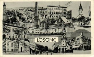 Losonc, barracks, church, monument (EK)