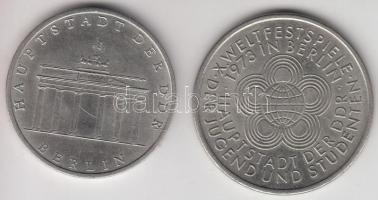 NDK 1971. 5M "Berlin - az NDK fővárosa" + 1973. 10M "Fiatalok és Diákok X. Ünnepi Vil...