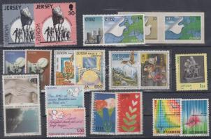 Europe CEPT 10 klf countries 21 klf stamps Europa CEPT 10 klf ország 21 klf bélyeg