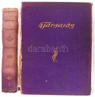 1929 A Társaság c. lap komplett évfolyama szétvált egészvászon kötésben