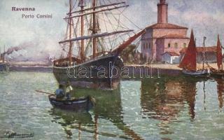 Ravenna Porto Corsini, artist signed