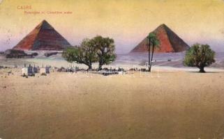 Cairo Pyramids and Arabic Cemetery (Rb)