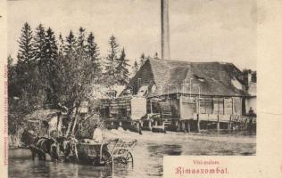 Rimaszombat, vízimalom / mill (fa)