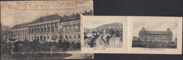 Beregszász, county hall, leporellocard (EK)