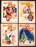 1930 A Rádió Revű c. újság majdnem komplett induló évfolyama, összesen 10 db újság