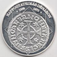 DN "A magyar nemzet pénzérméi - Napfogyatkozás dénáron 1235-1270." Ag (0,999) emlékérem (1...