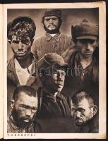 cca 1940 Emberbőrbe öltözött bestiák. II. világháborús, antiszemita és antibolsevista, képes propaga...