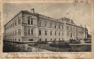 1902 Igló, Zipser Neudorf, Spisská Nová Ves; Kassa-Oderbergi Vasút Nevelő és Tápintézete / Kosice-Bohumín Railway institute (EK)