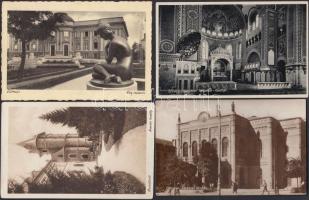 10 db régi, magyar képeslap / 10 Hungarian postcards: Debrecen (3), Szeged (3), Eger (2), Parádfürdő, Pécs